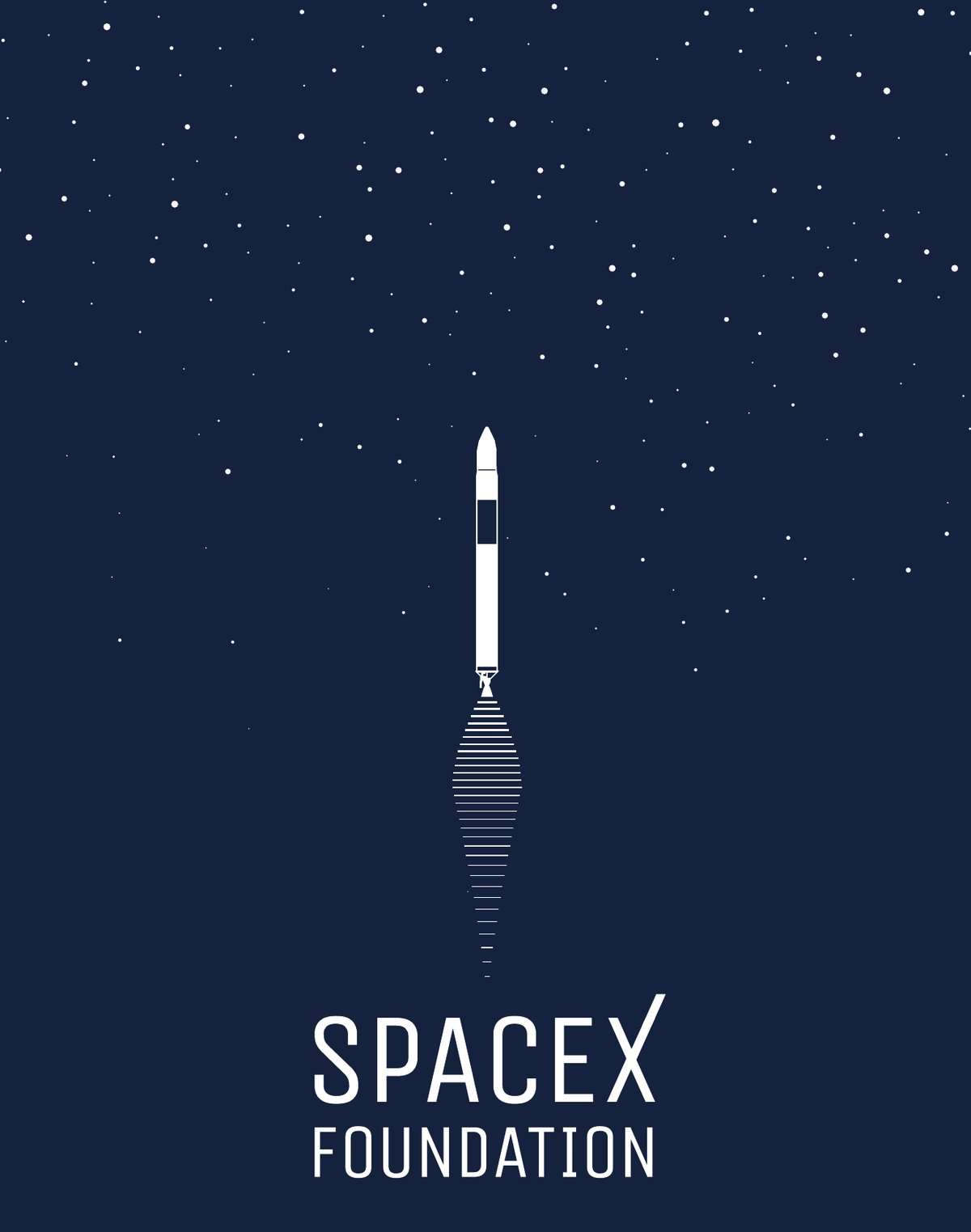 The cover of SpaceX Foundation.